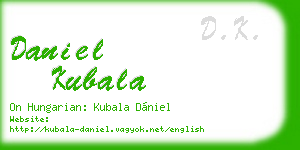 daniel kubala business card